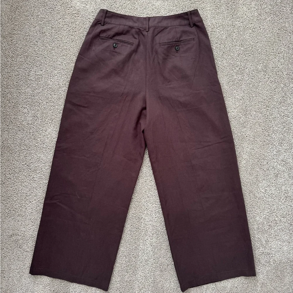 Madewell Harper wide leg pant sz 10 - Picture 6 of 8